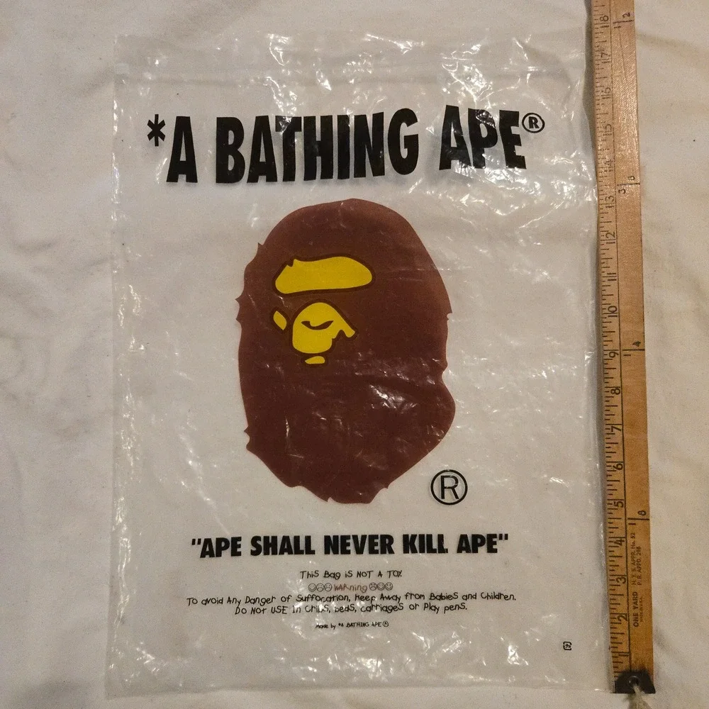 Bape A Bathing Ape Dust Bag Clear Logo 18